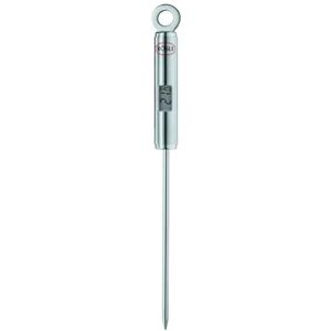 RÖSLE Termómetro Gourmet, termómetro de cocina con indicador digital de temperatura iluminado en °C y °F, de -40 °C a +200 °C, acero inoxidable 18/10, longitud 21,5 cm RÖSLE Termómetro Gourmet, termómetro de cocina con indicador digital de temperatura iluminado en °C y °F, de -40 °C a +200 °C, acero inoxidable 18/10, longitud 21,5 cm