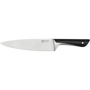 Tefal Jamie Oliver by K26701 Cuchillo de cocina (20 cm, alto rendimiento de corte, diseño distintivo, cuchillas resistentes y duraderas, acero inoxidable), color negro Tefal Jamie Oliver by K26701 Cuchillo de cocina (20 cm, alto rendimiento de corte, diseño distintivo, cuchillas resistentes y duraderas, acero inoxidable), color negro