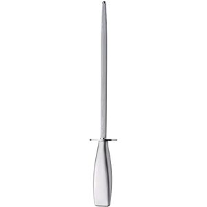 WMF Grand Gourmet Afilador 36 cm con Varilla Insertada de Acero Templado Completamente Forjado, Grano Fino para Cuchillos de Borde Recto WMF Grand Gourmet Afilador 36 cm con Varilla Insertada de Acero Templado Completamente Forjado, Grano Fino para Cuchillos de Borde Recto