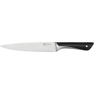 Tefal K26702 Jamie Oliver Cuchillo para carne y jamón (20 cm, alto rendimiento de corte, diseño inconfundible, cuchillas resistentes y duraderas, acero inoxidable), color negro Tefal K26702 Jamie Oliver Cuchillo para carne y jamón (20 cm, alto rendimiento de corte, diseño inconfundible, cuchillas resistentes y duraderas, acero inoxidable), color negro