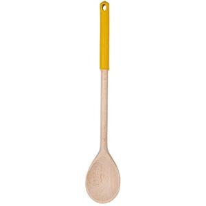 Fackelmann Cuchara de Cocina Madera Mango Silicona Colorido Madera Cuchara Cocina Utensilio de Cocina Madera, Silicona, Gris, Mostaza, Verde, Rojo, Caqui, 32 cm Fackelmann Cuchara de Cocina Madera Mango Silicona Colorido Madera Cuchara Cocina Utensilio de Cocina Madera, Silicona, Gris, Mostaza, Verde, Rojo, Caqui, 32 cm