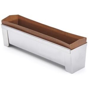 DE BUYER , MOLDE EVASE 23X5.5X5 CM CON HOJA DE COCCIÓN-J LANGILLIER-- DE BUYER , MOLDE EVASE 23X5.5X5 CM CON HOJA DE COCCIÓN-J LANGILLIER--