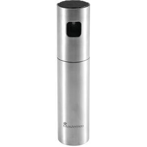 MasterPro Foodies Pulverizador de Aceite Spray de 100ml de Capacidad y 4x17,5cm Fabricado en Acero Inoxidable útil Para Freidora de Aire Resultado Homogéneo MasterPro Foodies Pulverizador de Aceite Spray de 100ml de Capacidad y 4x17,5cm Fabricado en Acero Inoxidable útil Para Freidora de Aire Resultado Homogéneo