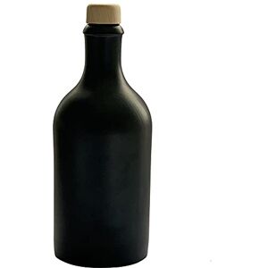 Mikken E-SZT-500+17851/X - Botella de cerámica de 500 ml con tapa de madera para aceite Mikken E-SZT-500+17851/X - Botella de cerámica de 500 ml con tapa de madera para aceite