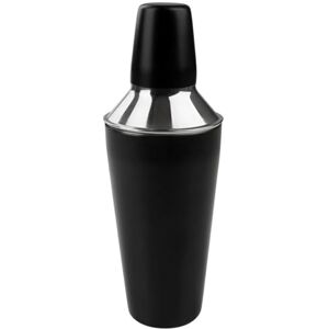 Fackelmann Coctelera negra de acero inoxidable, Mezclador de cóctel de acero inoxidable 750 ml, negro, plateado, acero inoxidable, 26 x 9 cm Fackelmann Coctelera negra de acero inoxidable, Mezclador de cóctel de acero inoxidable 750 ml, negro, plateado, acero inoxidable, 26 x 9 cm