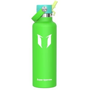 Super Sparrow Botella Agua Acero Inoxidable Botellas Termica 750ml Sin BPA Termo Cantimplora con Pajita Vacío, para Deporte, Viaje, Escuela, Exterior, Oficina, Gimnasio Super Sparrow Botella Agua Acero Inoxidable Botellas Termica 750ml Sin BPA Termo Cantimplora con Pajita Vacío, para Deporte, Viaje, Escuela, Exterior, Oficina, Gimnasio