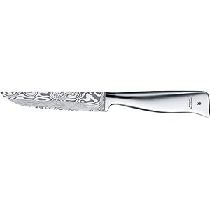 WMF Damasteel Cuchillo Multiusos, Acero Inoxidable Pulido, Damasco, 23 cm hoja de 11 cm WMF Damasteel Cuchillo Multiusos, Acero Inoxidable Pulido, Damasco, 23 cm hoja de 11 cm