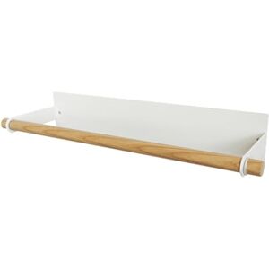 YAMAZAKI 2567 Tosca Soporte magnético para Toallas de Papel, Blanco, Acero/Madera, Minimalista, 32 x 8.5 x 6 cm YAMAZAKI 2567 Tosca Soporte magnético para Toallas de Papel, Blanco, Acero/Madera, Minimalista, 32 x 8.5 x 6 cm