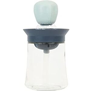 Fisura – Botella de aceite con pincel. Aceitera cristal de 180 ml. Dispensador de aceite con pincel para barbacoa y cocina. Silicona y cristal. (Azul) Fisura – Botella de aceite con pincel. Aceitera cristal de 180 ml. Dispensador de aceite con pincel para barbacoa y cocina. Silicona y cristal. (Azul)