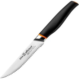 BRA Efficient Cuchillo Tomatero, Acero Inoxidable, Gris, 3x3x24 cm BRA Efficient Cuchillo Tomatero, Acero Inoxidable, Gris, 3x3x24 cm
