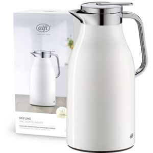 Alfi SKYLINE 1,5 l, jarra isotérmica de acero inoxidable con inserción higiénica de vidrio duro, tapón de rosca con cómodo pulsador, mango ergonómico a una mano, ideal como jarra de café o té, sin BPA Alfi SKYLINE 1,5 l, jarra isotérmica de acero inoxidable con inserción higiénica de vidrio duro, tapón de rosca con cómodo pulsador, mango ergonómico a una mano, ideal como jarra de café o té, sin BPA
