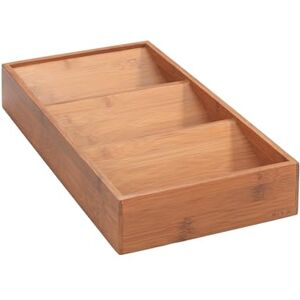Wenko Cajón especiero, inserto de bambú ahumado, organizador para especias, 38 x 6 x 20 cm Wenko Cajón especiero, inserto de bambú ahumado, organizador para especias, 38 x 6 x 20 cm