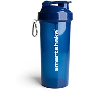 Smartshake Lite Protein Shaker Bottle 1000ml Leakproof Gym Shaker Drink Bottle for Protein Shakes Clear Polypropylene Water Bottle, BPA Free Protein Powder Shaker Cup for Men & Women, Navy Blue Smartshake Lite Protein Shaker Bottle 1000ml Leakproof Gym Shaker Drink Bottle for Protein Shakes Clear Polypropylene Water Bottle, BPA Free Protein Powder Shaker Cup for Men & Women, Navy Blue