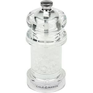 Cole & Mason H02P Molinillo de Sal, Precision+/Molienda Ajustable, Acrílico, 105mm, Incluye 1 x Molino Cole & Mason H02P Molinillo de Sal, Precision+/Molienda Ajustable, Acrílico, 105mm, Incluye 1 x Molino