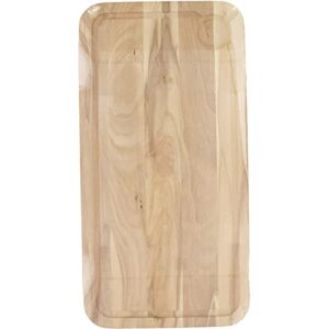 Fackelmann Tabla de Cortar Rectangular con Ranura, Tabla de Cortar de Madera, Tabla de Pan, Tabla de Cortar, Madera, 45 x 25 x 1,6 cm Fackelmann Tabla de Cortar Rectangular con Ranura, Tabla de Cortar de Madera, Tabla de Pan, Tabla de Cortar, Madera, 45 x 25 x 1,6 cm