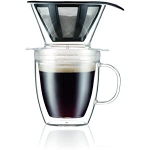 Bodum pour OVER Juego de filtro de café individual y taza isotérmica (doble pared, 35 cl) Bodum pour OVER Juego de filtro de café individual y taza isotérmica (doble pared, 35 cl)