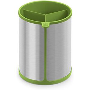 BRA Prior Bote Giratorio para Utensilios de Cocina Apto para el Contacto con los Alimentos, Acero Inoxidable 18/10 y Silicona, Verde, 14.5 x 15 x 18 cm BRA Prior Bote Giratorio para Utensilios de Cocina Apto para el Contacto con los Alimentos, Acero Inoxidable 18/10 y Silicona, Verde, 14.5 x 15 x 18 cm