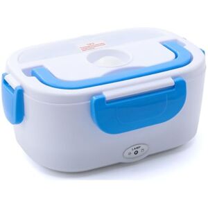 Herzberg , , Caja de Almuerzo eléctrica calentadora Azul, 1,5 L, alimentación 110 V/12 V/24 V, Calentamiento por Vapor 360°, Doble Compartimento, asa ergonómica Herzberg , , Caja de Almuerzo eléctrica calentadora Azul, 1,5 L, alimentación 110 V/12 V/24 V, Calentamiento por Vapor 360°, Doble Compartimento, asa ergonómica