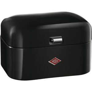 WESCO Panera Single Grandy en color negro, chapa de acero pulverizada, orificios de ventilación y mango estable, 22 x 26,8 x 17,5 cm WESCO Panera Single Grandy en color negro, chapa de acero pulverizada, orificios de ventilación y mango estable, 22 x 26,8 x 17,5 cm