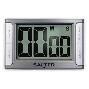 Salter Temporizador Electrónico De Cocina Con Alarma Fuerte, Incluye Una Pantalla Digital Y Grande De Fácil Lectura, Temporizador Con Función De Cronómetro, Apta Para Hornos Y Frigoríficos Salter Temporizador Electrónico De Cocina Con Alarma Fuerte, Incluye Una Pantalla Digital Y Grande De Fácil Lectura, Temporizador Con Función De Cronómetro, Apta Para Hornos Y Frigoríficos