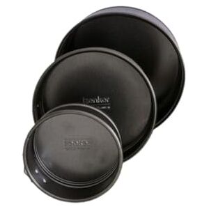 Zenker 9991950 Juego de 3 moldes para pasteles, mini moldes, redondos, molde para charnitas, molde para tartas, moldes layer cake, Cake design, acero inoxidable, negro, 12 cm, 16 cm, 18 cm Zenker 9991950 Juego de 3 moldes para pasteles, mini moldes, redondos, molde para charnitas, molde para tartas, moldes layer cake, Cake design, acero inoxidable, negro, 12 cm, 16 cm, 18 cm