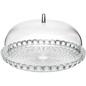 Guzzini Tiffany Juego Plato Pequeño para Tartas Transparente - Plato de Servicio Guzzini Tiffany Juego Plato Pequeño para Tartas Transparente - Plato de Servicio