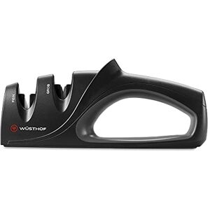 Wüsthof Mano Precision Edge-Afilador de Cuchillos de 2 etapas, sintético, Negro, Two-Stage Wüsthof Mano Precision Edge-Afilador de Cuchillos de 2 etapas, sintético, Negro, Two-Stage