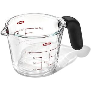 OXO Good Grips Jarra medidora de vidrio de 250 ml OXO Good Grips Jarra medidora de vidrio de 250 ml
