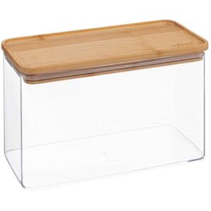 5 five simply smart 5five caja rectangular "eske" con tapa de bambú 2l 5 five simply smart 5five caja rectangular "eske" con tapa de bambú 2l