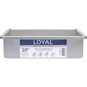 Loyal Elite Molde Cuadrado, Molde para Hornear Bizcochos, Pasteles y Tartas de Capas, Moldes Reposteria, Cake Pan Square, 25 cm Loyal Elite Molde Cuadrado, Molde para Hornear Bizcochos, Pasteles y Tartas de Capas, Moldes Reposteria, Cake Pan Square, 25 cm