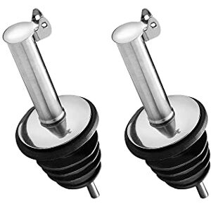 Cilio vertedor de Mezzo – Conjunto de 2, acero inoxidable, color plateado Cilio vertedor de Mezzo – Conjunto de 2, acero inoxidable, color plateado