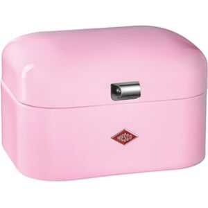 WESCO Panera Single Grandy en color rosa, chapa de acero pulverizada, orificios de ventilación y mango estable, 22 x 26,8 x 17,5 cm WESCO Panera Single Grandy en color rosa, chapa de acero pulverizada, orificios de ventilación y mango estable, 22 x 26,8 x 17,5 cm