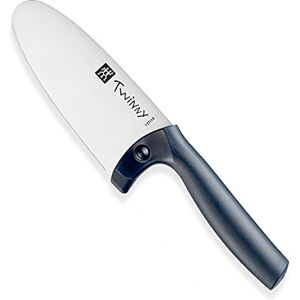 ZWILLING Twinny cuchillo de cocinero para niños, 10 cm, con protección para los dedos, acero inoxidable, forma redondeada de la hoja, diseño para niños, mango de plástico, azul ZWILLING Twinny cuchillo de cocinero para niños, 10 cm, con protección para los dedos, acero inoxidable, forma redondeada de la hoja, diseño para niños, mango de plástico, azul