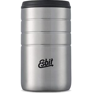 Esbit Majoris Taza térmica con orificio para beber, acero inoxidable, 1 unidad, color plateado Esbit Majoris Taza térmica con orificio para beber, acero inoxidable, 1 unidad, color plateado