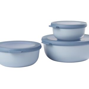Mepal Multi Bowl Cirqula Redondo 3-Partes Caja de Almacenamiento de Alimentos con Tapa Caja de Almacenamiento Hermética para Nevera y Microondas 350 ml, 750 ml & 1250 ml Nordic blue Mepal Multi Bowl Cirqula Redondo 3-Partes Caja de Almacenamiento de Alimentos con Tapa Caja de Almacenamiento Hermética para Nevera y Microondas 350 ml, 750 ml & 1250 ml Nordic blue