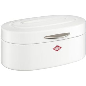 WESCO Panera Single Elly en color blanco, chapa de acero pulverizada, orificios de ventilación y mango estable, 32,2 x 22 x 14 cm WESCO Panera Single Elly en color blanco, chapa de acero pulverizada, orificios de ventilación y mango estable, 32,2 x 22 x 14 cm