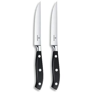 Juego de Cuchillos para Bistec Grand Maître de Victorinox - Afilados, Ergonómicos, Calidad Suiza Juego de Cuchillos para Bistec Grand Maître de Victorinox - Afilados, Ergonómicos, Calidad Suiza