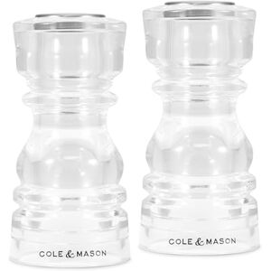 Cole & Mason Set de Regalo Molinillos de Sal y Pimienta London, Molinillos de Acrílico de 130 mm / 5 pulgadas, Recipientes de Cocina con Construcción Duradera en Acrílico Cole & Mason Set de Regalo Molinillos de Sal y Pimienta London, Molinillos de Acrílico de 130 mm / 5 pulgadas, Recipientes de Cocina con Construcción Duradera en Acrílico