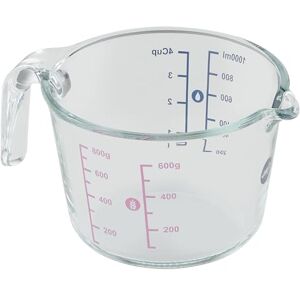 Emsa Prep & Bake 34 Vaso medidor de vidrio (1 litro, 2 escalas para ingredientes sólidos y líquidos, fácil vertido, apto para microondas) Emsa Prep & Bake 34 Vaso medidor de vidrio (1 litro, 2 escalas para ingredientes sólidos y líquidos, fácil vertido, apto para microondas)