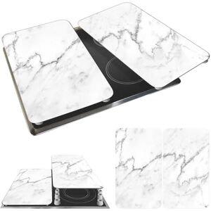 Wenko Placas protectoras para cocina Mod Mármol, ajustable en altura para todo tipo de cocinas, tabla de cortar y protector contra salpicaduras, vidrio, 30 x 52 cm, juego de 2 Wenko Placas protectoras para cocina Mod Mármol, ajustable en altura para todo tipo de cocinas, tabla de cortar y protector contra salpicaduras, vidrio, 30 x 52 cm, juego de 2