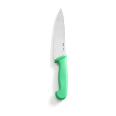 HENDI Cuchillo de Chef Verde - Hoja de 18cm de Acero Inoxidable HENDI Cuchillo de Chef Verde - Hoja de 18cm de Acero Inoxidable