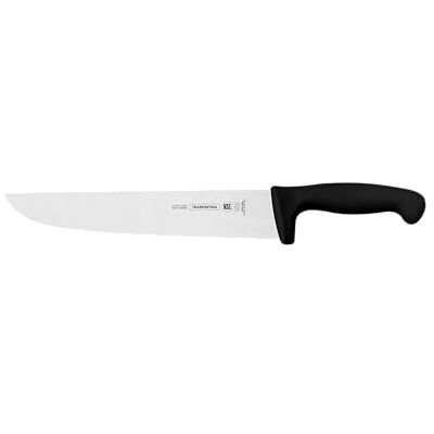 Tramontina Cuchillo Carnicero Professional Negro NSF 26,5 cm Acero Inoxidable y Mango de Polipropileno Tramontina Cuchillo Carnicero Professional Negro NSF 26,5 cm Acero Inoxidable y Mango de Polipropileno