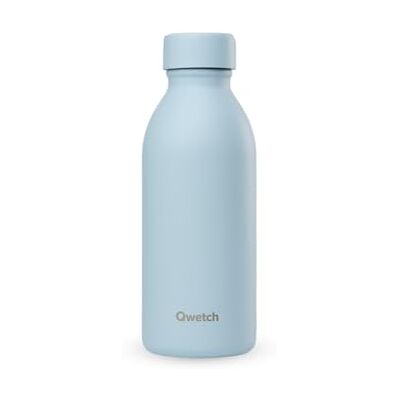 QWETCH Botella Térmica ICON 500ml Inox Reciclado Azul Pastel Botella Agua Acero Inoxidable Reutilizable 24h Frío / 12h Caliente Compacta, Hermética, Elegante y sin BPA QWETCH Botella Térmica ICON 500ml Inox Reciclado Azul Pastel Botella Agua Acero Inoxidable Reutilizable 24h Frío / 12h Caliente Compacta, Hermética, Elegante y sin BPA