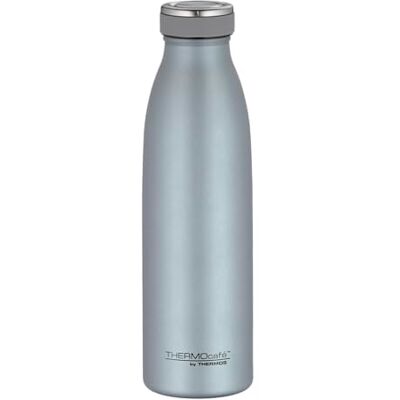 Thermos TC Bottle Ice Blue mat 0,50 l, acero inoxidable termo resistente al carbono, 12 h caliente 24 h frío, a prueba de fugas, para escuela, viajes y oficina Thermos TC Bottle Ice Blue mat 0,50 l, acero inoxidable termo resistente al carbono, 12 h caliente 24 h frío, a prueba de fugas, para escuela, viajes y oficina