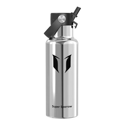 Super Sparrow Sparrow Botella Agua Acero Inoxidable 500ml FlipFlow Botella Termica Niños Super Sparrow Sparrow Botella Agua Acero Inoxidable 500ml FlipFlow Botella Termica Niños
