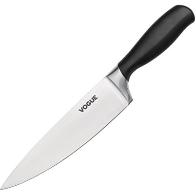 VOGUE Cuchillo de Chef Profesional - 20cm - Agarre Suave - Acero Inoxidable Duradero VOGUE Cuchillo de Chef Profesional - 20cm - Agarre Suave - Acero Inoxidable Duradero
