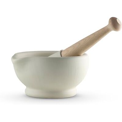 Milton Brook Mortero y Pistilo - Porcelana sin esmaltar - 17cm Milton Brook Mortero y Pistilo - Porcelana sin esmaltar - 17cm
