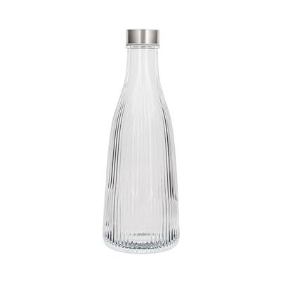Cosy & Trendy Botella de Vidrio ATLA, Transparente, 1 L con Tapa Cosy & Trendy Botella de Vidrio ATLA, Transparente, 1 L con Tapa