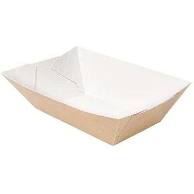 Garcia de Pou García de Pou 200 unidades Barquillas 'Thepack' 240 G 220 G M2 8,5X5X4 Cm Natural Cartón Ondulado Nano-Micro Garcia de Pou García de Pou 200 unidades Barquillas 'Thepack' 240 G 220 G M2 8,5X5X4 Cm Natural Cartón Ondulado Nano-Micro