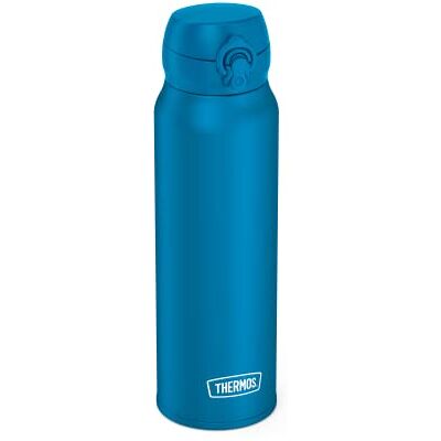 Thermos ULTRALIGHT BOTTLE 0,75 L Azure Water Mat Termo de Acero Inoxidable, 10 Caliente/20H Frío, Totalmente Hermético para Agua, Té y Bebidas Silenciosas Thermos ULTRALIGHT BOTTLE 0,75 L Azure Water Mat Termo de Acero Inoxidable, 10 Caliente/20H Frío, Totalmente Hermético para Agua, Té y Bebidas Silenciosas